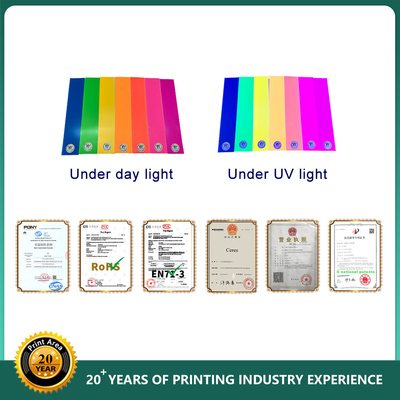 Eco 용매 오프셋 인쇄 잉크 네이처 UV 건조 종이 휘황한 프린터 잉크
