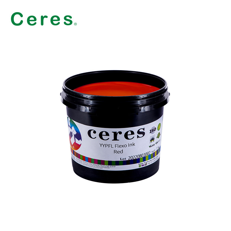 CMYK 색상 YYPFL 섬유 직물 리본용 플렉소 잉크
