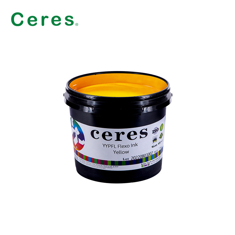 CMYK 색상 YYPFL 섬유 직물 리본용 플렉소 잉크