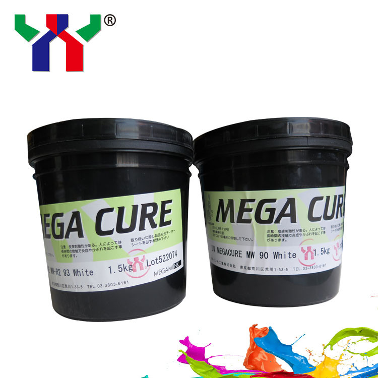 오프셋 화이트 컬러 잉크 1kg 캔 UV 쿨링 인쇄 잉크 Msds NW90 빠른 건조