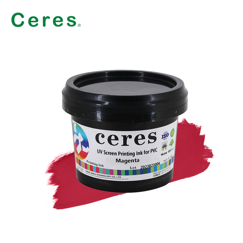 플라스틱 유리 PP PE PET ＬＤＰＥ HDPE를 위한 CMYK UV 화면 인쇄 잉크