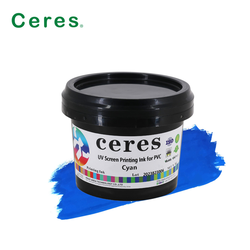 플라스틱 유리 PP PE PET ＬＤＰＥ HDPE를 위한 CMYK UV 화면 인쇄 잉크