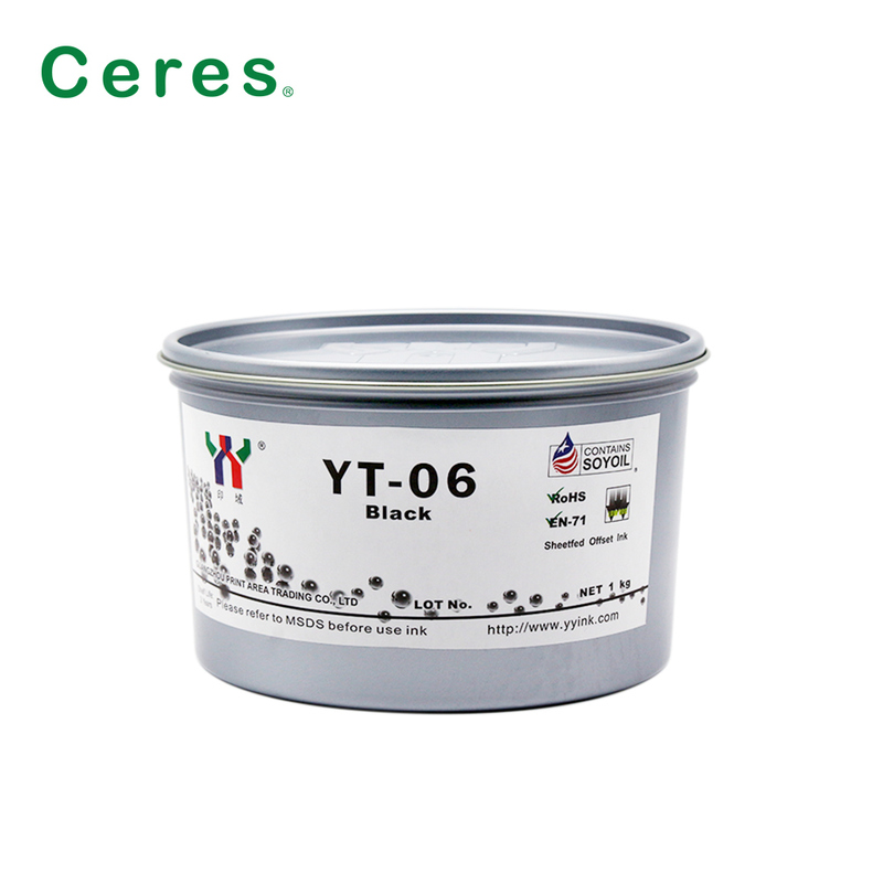 세레스 YT-06 멜라민용 솔벤트 기반 오프셋 인쇄 잉크, 1KG/CAN 포장 및 A+ 등급 품질