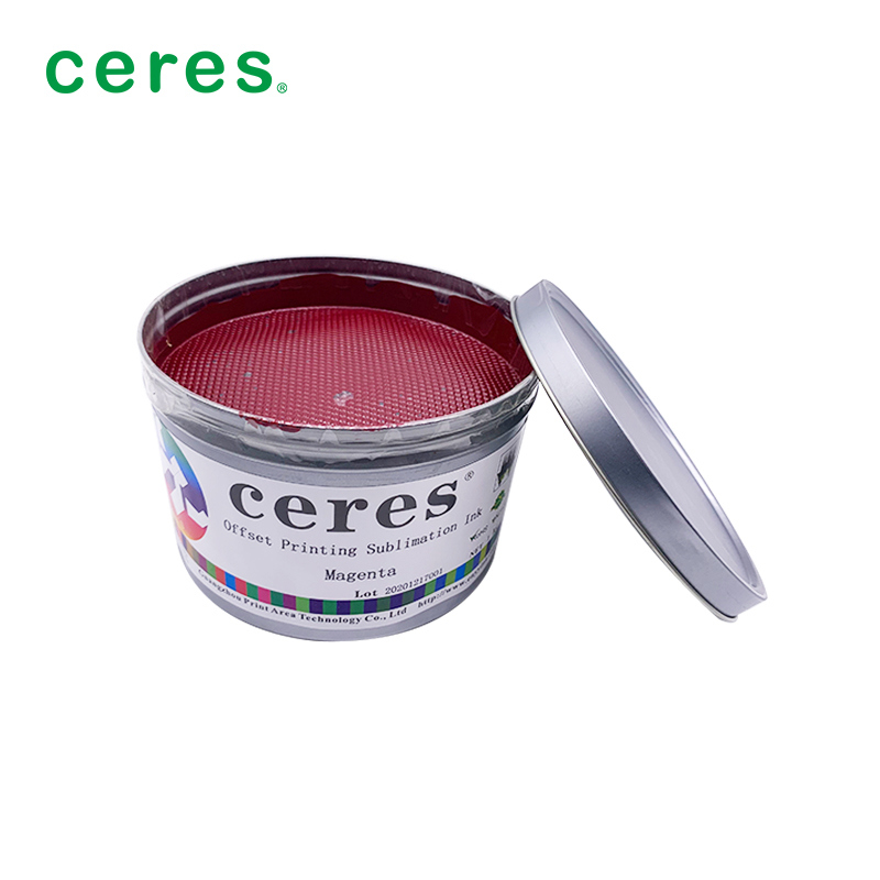 180-220도 전사 온도 오프셋 인쇄용 마젠타 승화 잉크, 작은 색상 차이를 위한 70-110그램 용지 사용