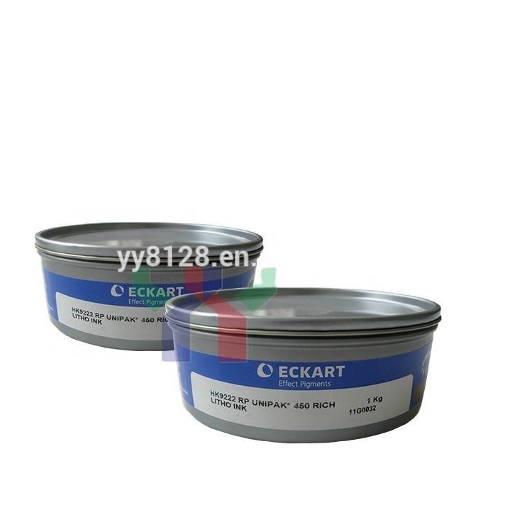 에카트 금 은 오프셋 인쇄 잉크 9222 파란색 금색 9224 빨간색 금색 9310 은 장식용 포장재