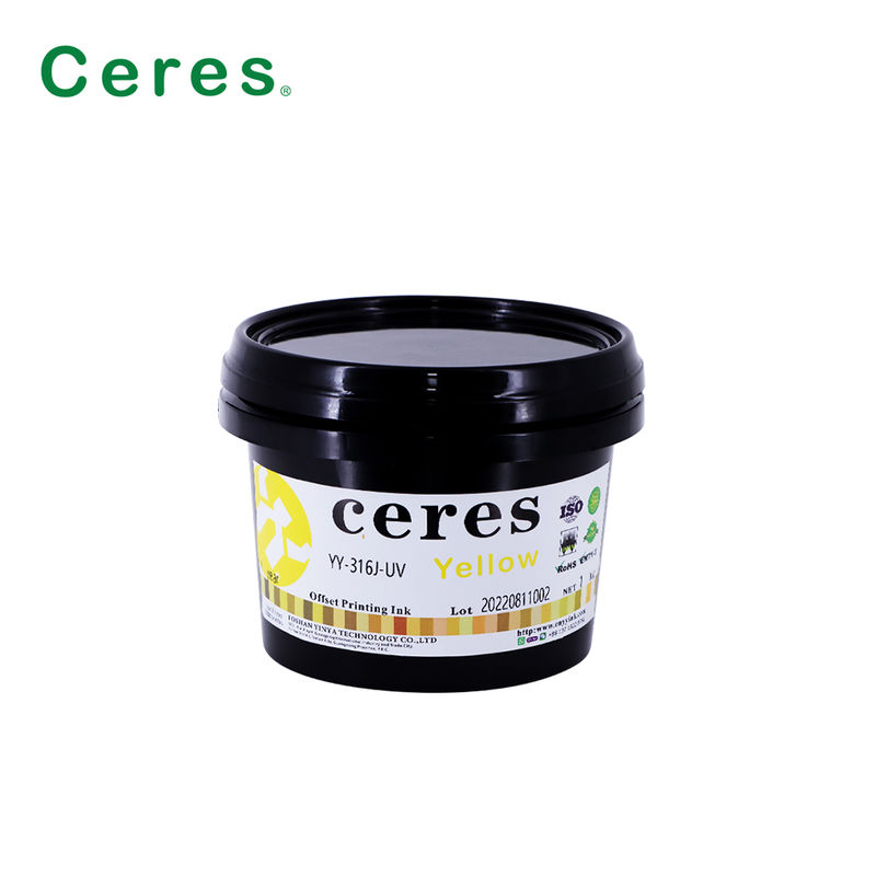 EN71-3 인증 A+ 등급 UV 옵셋 잉크, 고품질 CMYK 인쇄용, 유효 기간 1년