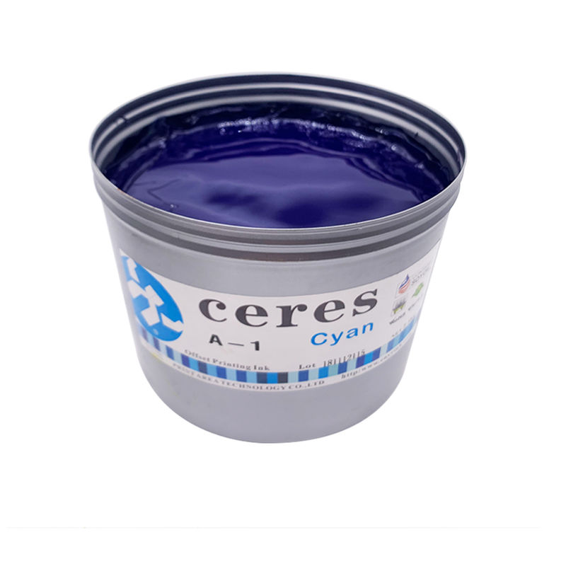 고 광택 고 색 밀도 소야 오프셋 인쇄 잉크 모든 종이에 24 개월 보증