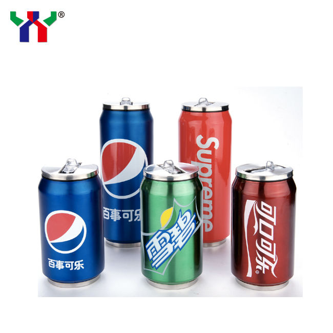 캔 및 맥주 덮개에 대한 Pantone 485C 레드 UV 오프셋 잉크 EN71-3, RoHS, ASTM 준수 1KG/CAN 패키지