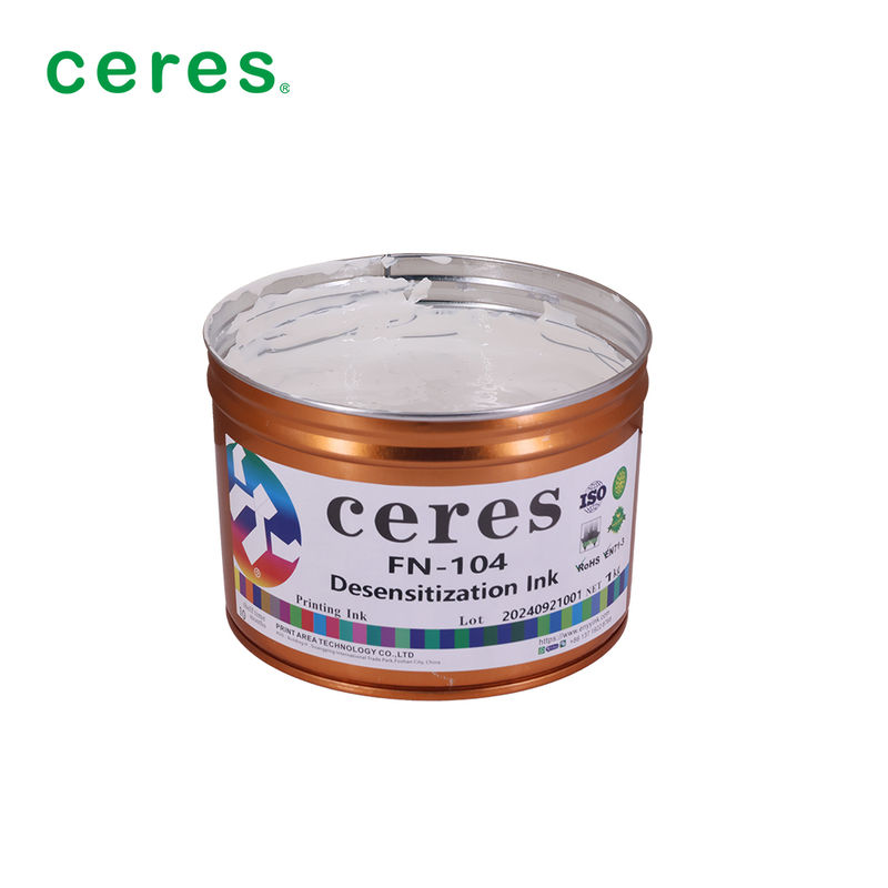 1kg/캔 포장, 고속 계산서용 백색 용제 기반 오프셋 인쇄 잉크