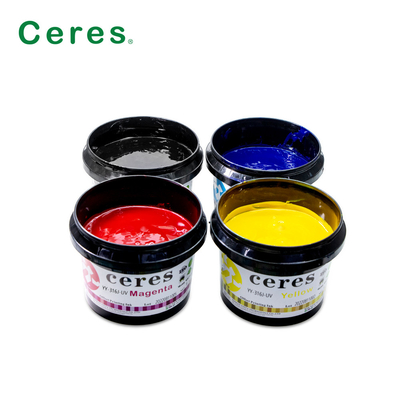 생생한 점 색상 UV 오프셋 잉크 1kg 캔 고속 판톤 인쇄 잉크