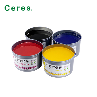 밝은 색상 오프셋 인쇄 잉크 종이 고 광택 Cmyk 잉크 마젠타
