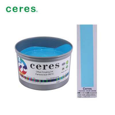 세레스 팬톤 옵셋 인쇄 잉크 0821c 블루